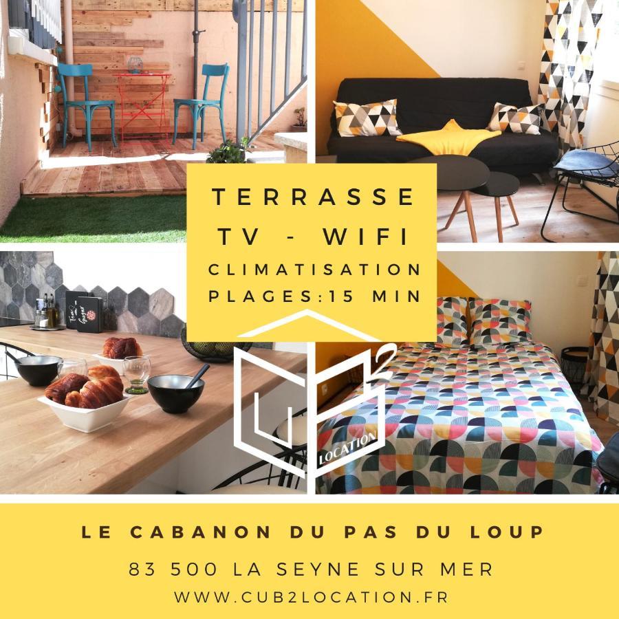 Le Cabanon Du Pas Du Loup - Studio Climatise Rdc - Proche Mer 滨海拉塞讷 外观 照片